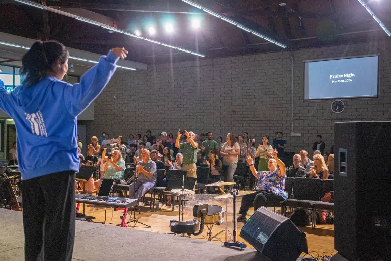 Olivet University Hosts Local Churches for Palm Sunday Worship