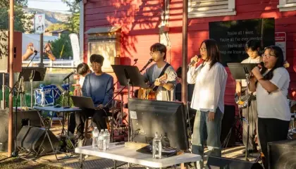 Student Worship Team Unite with Local Churches for “Prayer and Praise in the Park” Event