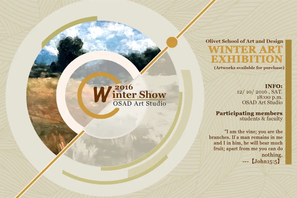 Olivet Winter Art Show 2016 to Share Grace & Joy in Christmas Season
