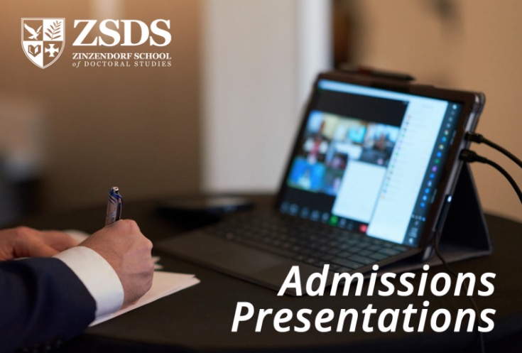 Zinzendorf School of Doctoral Studies Holds Admissions Presentation Online
